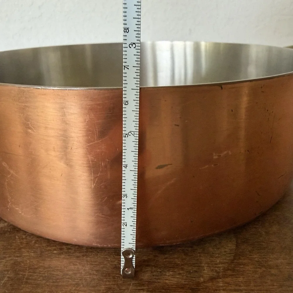 Vintage Paul Revere Limited Edition 1.5 Qt. Copper Casserole Pot with Lid